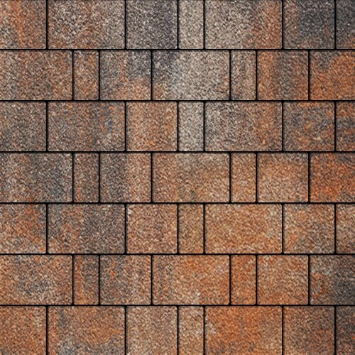 Тротуарная плитка SteinRus Бельпассо, colormix Рей, native 60 мм