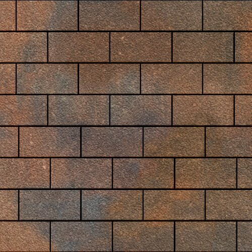 Тротуарная плитка SteinRus Севилья, colormix Штайнрус, native 80 мм