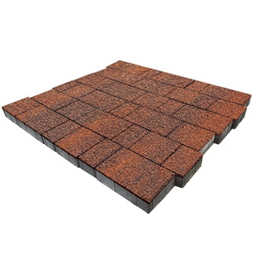 Тротуарная плитка SteinRus Бельпассо, colormix Брук, native 60 мм