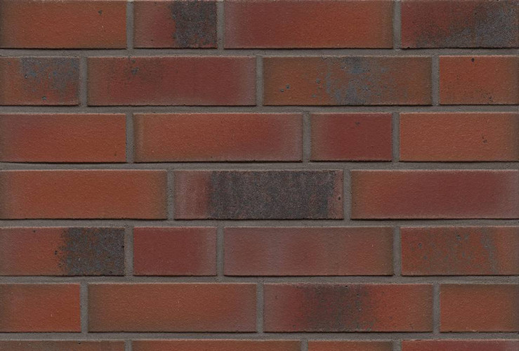 Клинкерная плитка для фасада FELDHAUS KLINKER R572NF14 Carbona ardor carbu