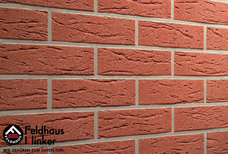 Клинкерный кирпич FELDHAUS KLINKER K435NF Carmesi Mana
