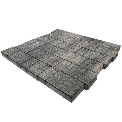 Тротуарная плитка SteinRus Бельпассо, colormix Нокс, native 60 мм