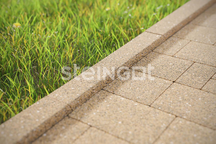 Бордюр Садовый Steingot Медовый (Caramello) 1000*200*80