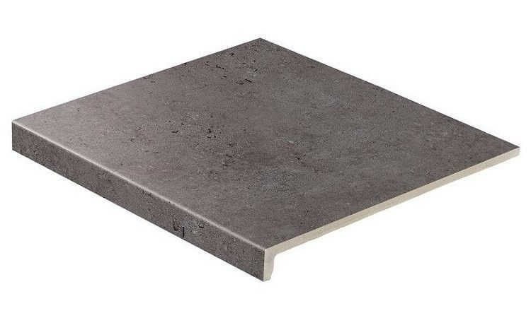 Cтупень прямоугольная рядовая Loftstufe Stroeher Gravel Blend 963 black, 294х340х35х11