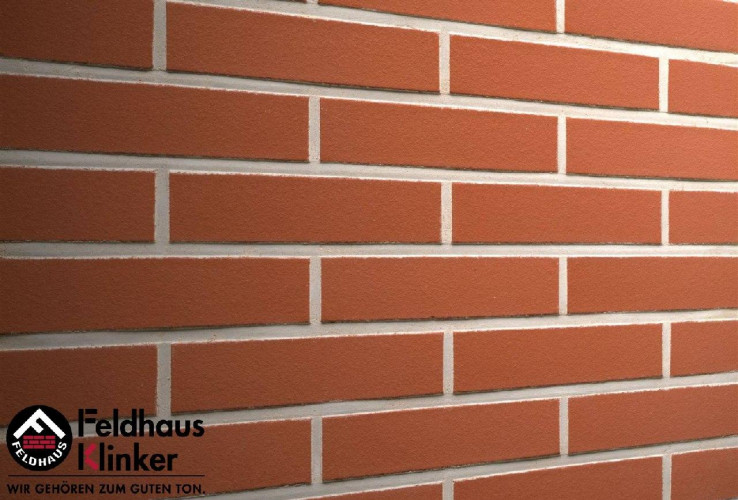 Клинкерный кирпич FELDHAUS KLINKER K400NF Carmesi Liso