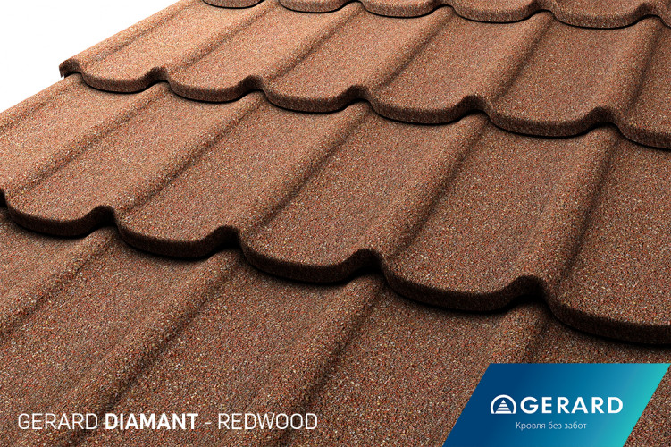 Композитная черепица GERARD Diamant Redwood