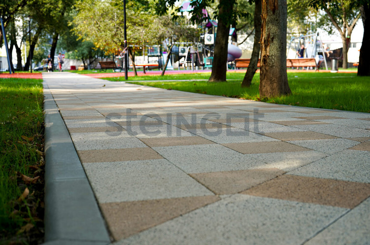 Бордюр Садовый Steingot Серый 500*200*80