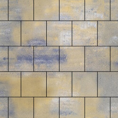 Тротуарная плитка SteinRus Валенсия, colormix Сиена, гладкая 80 мм