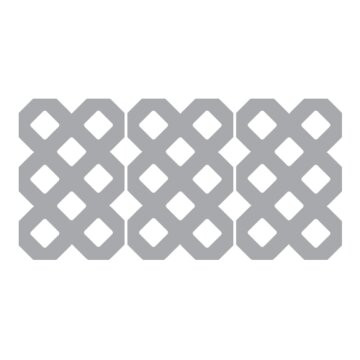 Тротуарная плитка SteinRus Газонная решетка, серый 100 мм