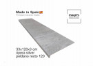 Ступень прямоугольная Exagres recto 120 big Opera Silver, 1200х330x30