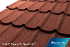 Композитная черепица GERARD Diamant Spanish Red
