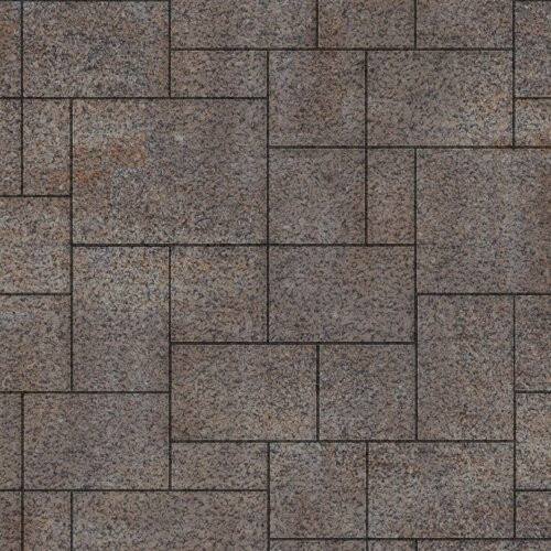 Тротуарная плитка SteinRus Инсбрук Альпен, colormix Берилл, native 60 мм