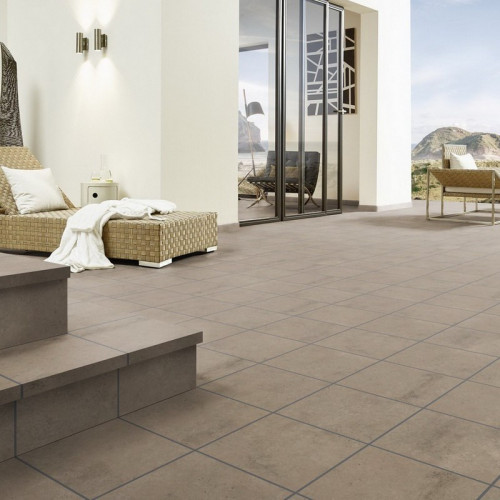 Cтупень прямоугольная рядовая Loftstufe Stroeher Gravel Blend 964 taupe, 294х340х35х11