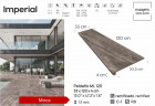 Ступень флорентинер Exagres 120 big Imperial Moca, 1200х330x40