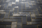Тротуарная плитка Steingot Паркет Графитовый камень (Stein Black) 60 мм