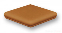 Ступень - флорентинер угловая Stroeher Keraplatte Terra 307 weizengelb, 345x345x12