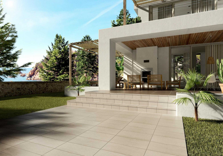 Ступень кантиковая Exagres Mediterraneo 333 Arena, 330x330х12