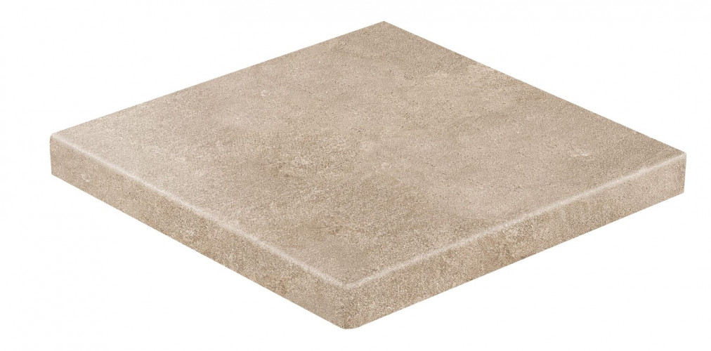  Ступень угловая прямоугольная Loftstufe Stroeher Zoe 972 taupe, 340x340x35х11