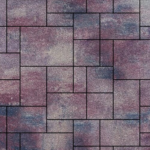 Тротуарная плитка SteinRus Инсбрук Альпен, colormix Каратау, native 60 мм