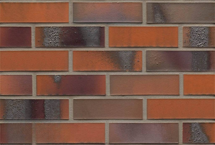 Клинкерная плитка для фасада FELDHAUS KLINKER R562NF14 Carbona terreno bluastro