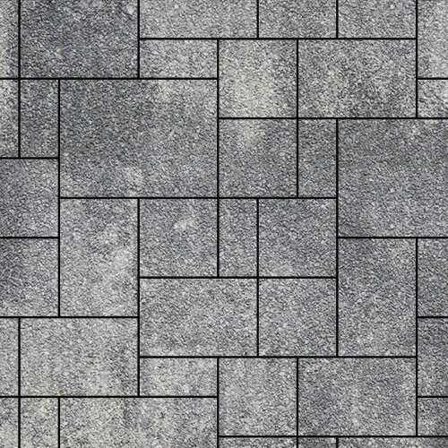 Тротуарная плитка SteinRus Инсбрук Альпен, colormix Актау, native 60 мм