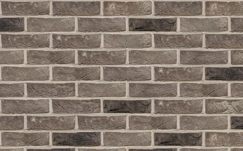 Кирпич керамический ручной формовки Terca Cinder Coal-White Grijs-Zwart-Wit, полнотелый лицевой
