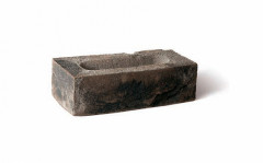 Кирпич керамический ручной формовки Terca Cinder Coal-White Grijs-Zwart-Wit, полнотелый лицевой
