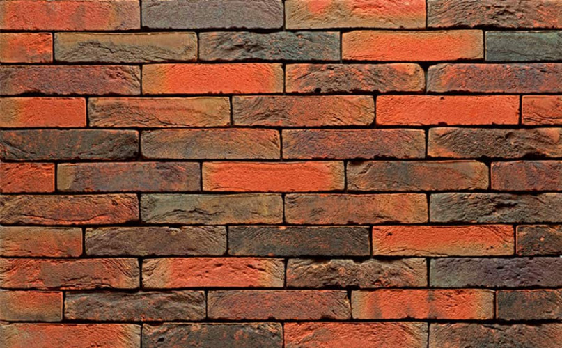 Кирпич керамический ручной формовки Terca Rood-Bruin Iluzo, полнотелый лицевой