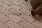 Тротуарная плитка Steingot Прямоугольник 200*100 Бежевая (верхний прокрас, минифаска) 60 мм