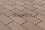 Тротуарная плитка Steingot Прямоугольник 200*100 Бежевая (верхний прокрас, минифаска) 60 мм