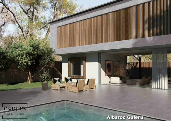 Ступень прямоугольная Exagres recto 120 big Albaroc Galena, 1200х330x30