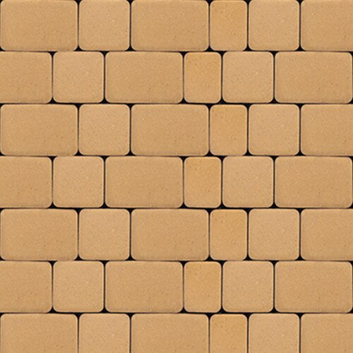 Тротуарная плитка SteinRus Инсбрук Альт, песочный, гладкая 60 мм