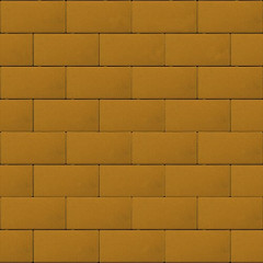 Тротуарная плитка SteinRus Прямоугольник, желтый, гладкая 60 мм