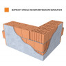 Крупноформатный поризованный блок 38 Браер Ceramic Thermo 10,7 НФ