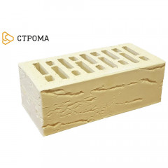 Кирпич облицовочный Строма Слоновая кость Кора дуба