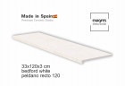 Ступень прямоугольная Exagres recto 120 big Bedford White, 1200х330x30