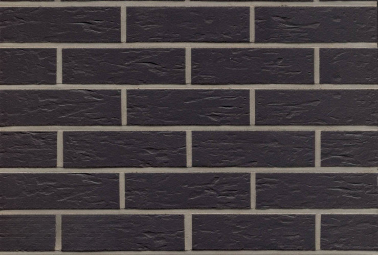 Клинкерная плитка для фасада FELDHAUS KLINKER R740NF9 Classic anthracit senso