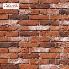 Фасадная плитка под кирпич Тироль Брик 393-60 White Hills