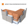 Крупноформатный поризованный блок 44 Браер Ceramic Thermo 12,4 НФ
