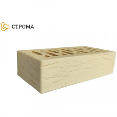 Кирпич облицовочный Строма Слоновая кость Рустик