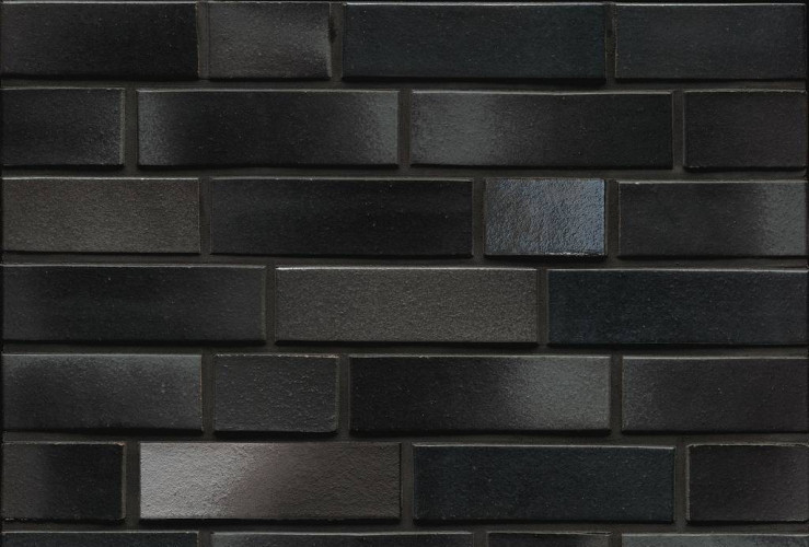 Клинкерная плитка для фасада FELDHAUS KLINKER R518NF14 Classic geo platinum liso