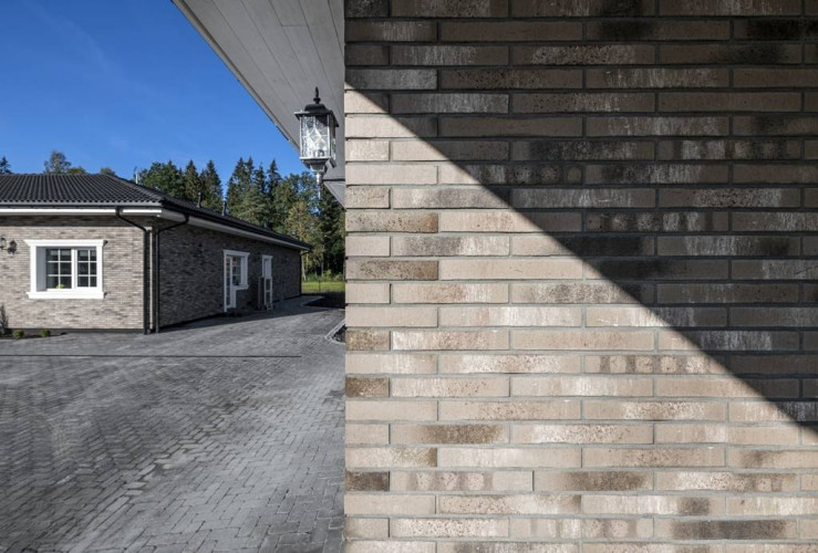 Клинкерная плитка для фасада FELDHAUS KLINKER R773XLDF14 Vascu argo antrablanca