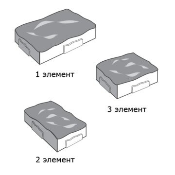 Тротуарная плитка SteinRus Старый город, бежевый, гладкая 60 мм