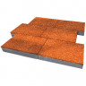 Тротуарная плитка SteinRus Парк Плейс, colormix Брук, native 60 мм