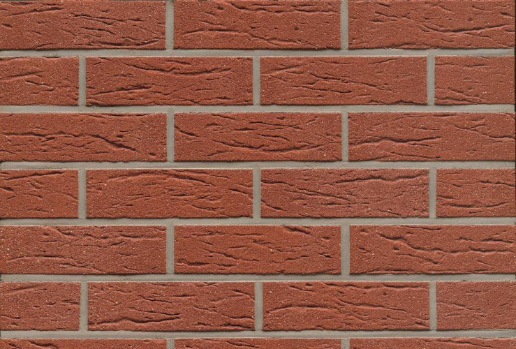 Клинкерная плитка для фасада FELDHAUS KLINKER R435NF9 Classic Carmesi Mana