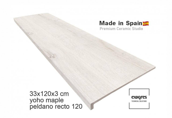 Ступень прямоугольная Exagres recto 120 big Yoho Maple, 1200х330x30