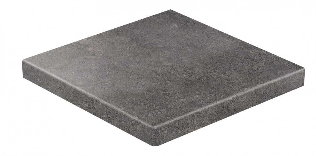 Ступень угловая прямоугольная Loftstufe Stroeher Zoe 973 anthracite, 340x340x35х11