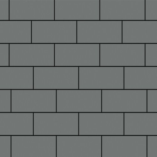 Тротуарная плитка SteinRus Грас, серый, гладкая 80 мм