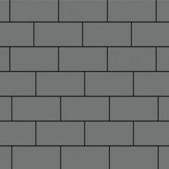 Тротуарная плитка SteinRus Грас, серый, гладкая 80 мм