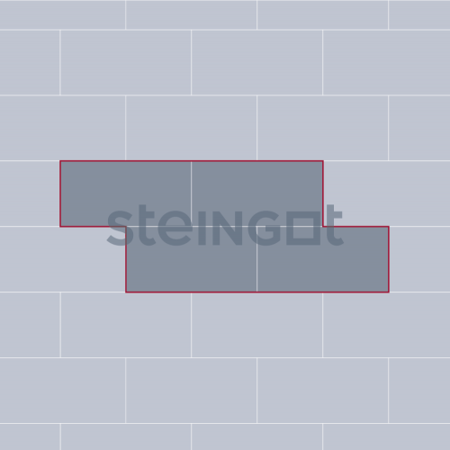 Тротуарная плитка Steingot Плита 600*300 Серая 80 мм